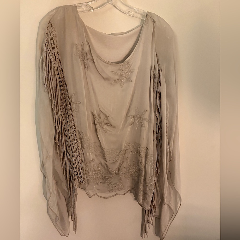 Embroided Italian Silk cover